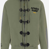 FELPA KILLIAN IN MISTO COTONE CON CHIUSURA A TOGGLE KILLIAN MILITARY APRES SURF 