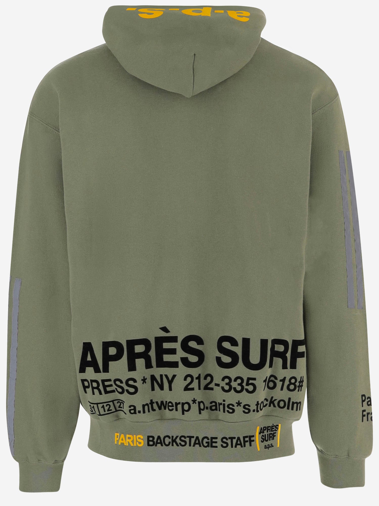 FELPA KILLIAN IN MISTO COTONE CON CHIUSURA A TOGGLE KILLIAN MILITARY APRES SURF 