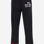 PANTALONI IN COTONE CON LOGO RENE BLACK APRES SURF 