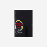 PANTALONI IN COTONE CON LOGO RENE BLACK APRES SURF 