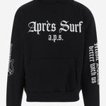 FELPA IN COTONE CON LOGO SYLVESTRE BLACK APRES SURF 