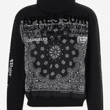 FELPA IN COTONE CON LOGO SYLVESTRE BLACK APRES SURF 