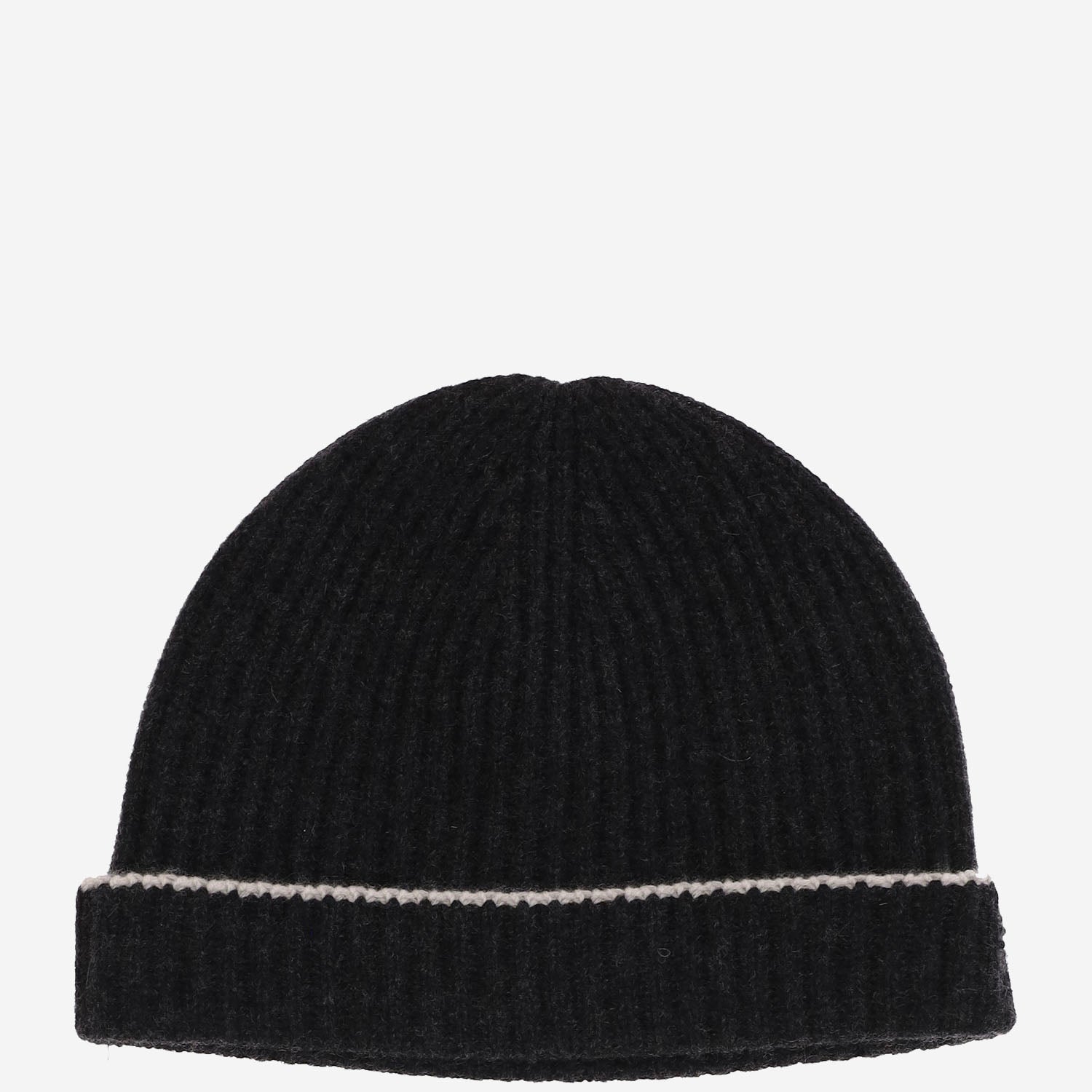 BEANIE IN CASHMERE CON BORDI A COSTE KNBE22209D 320 ARCH4 
