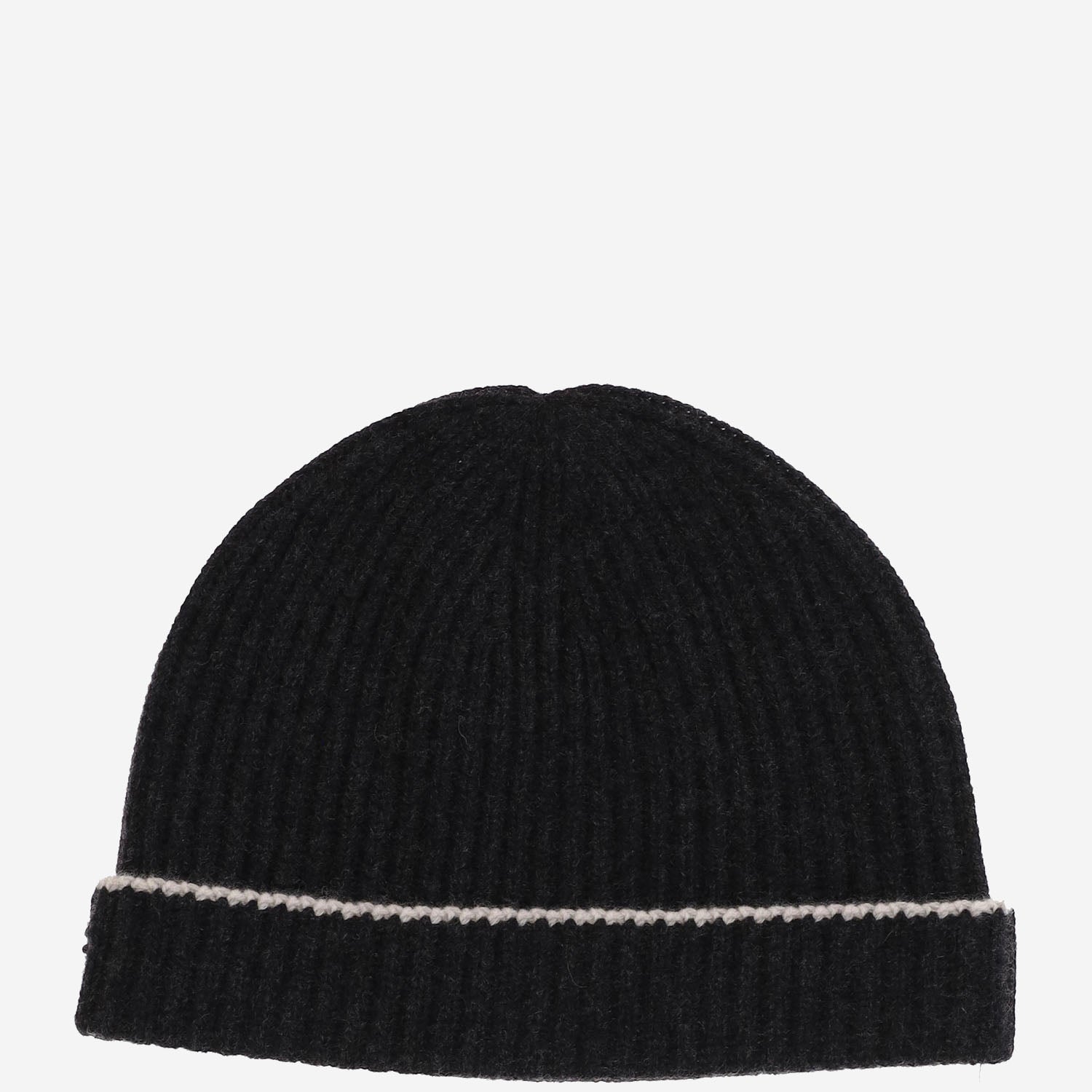 BEANIE IN CASHMERE CON BORDI A COSTE KNBE22209D 320 ARCH4 