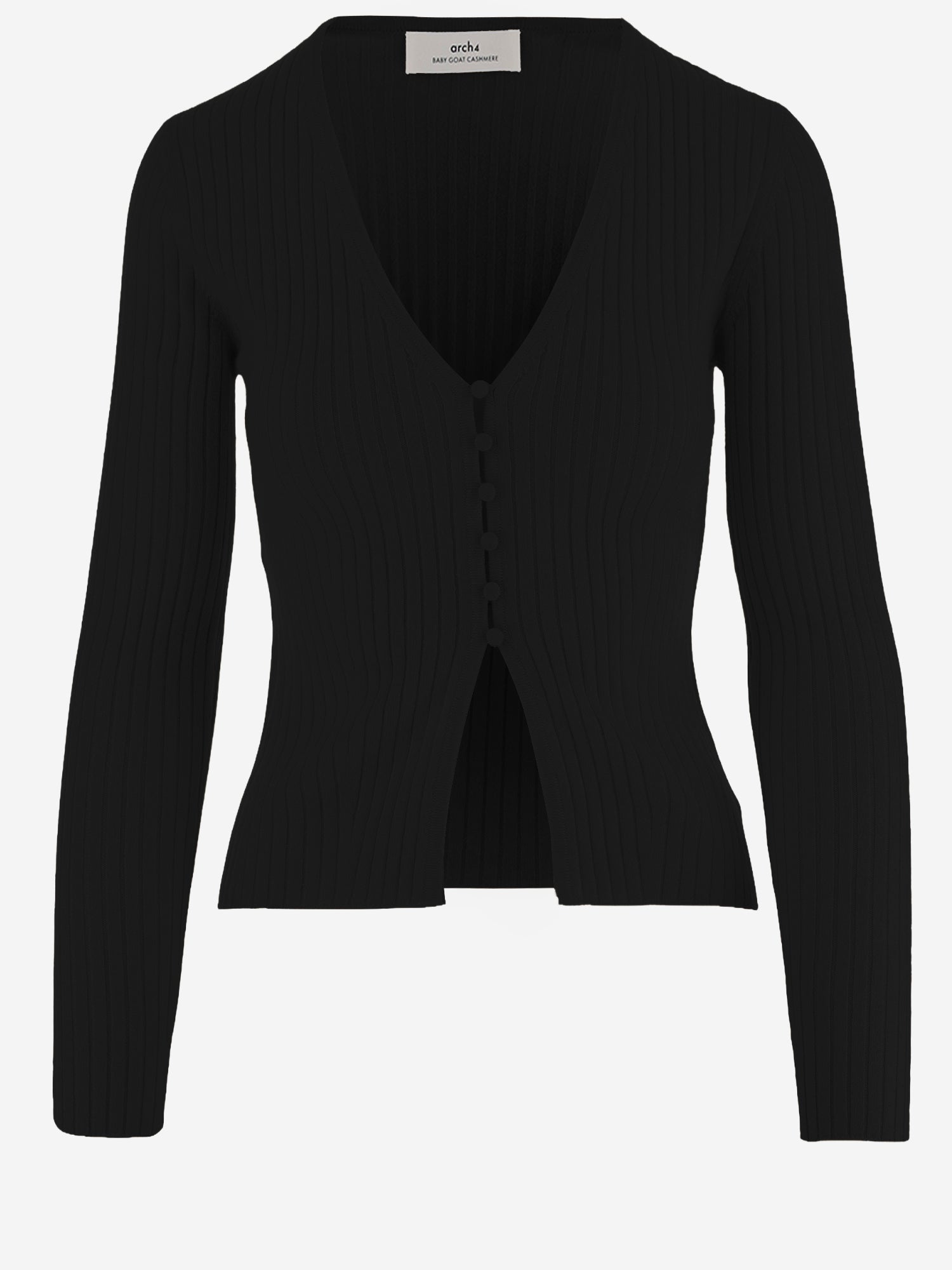 CARDIGAN IN CASHMERE CON LAVORAZIONE A COSTE KNCD24220B 1 ARCH4 