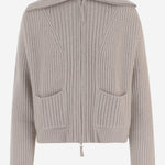 MAGLIA FULL-ZIP IN CASHMERE CON TASCHE FRONTALI KNCD25127 196 ARCH4 