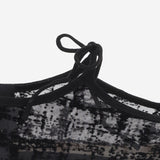 BALLERINE IN RETE E PELLE AW26MARFLBLAFL BLACK ARTEANA 