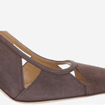 DÉCOLLETÉ SAVONA IN SUEDE AW26SAVEBASP75 EBANO ARTEANA 