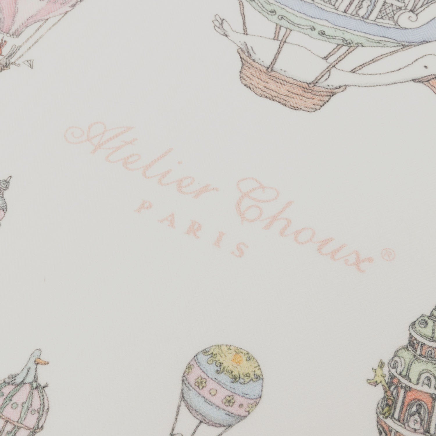 COPERTINA HOT AIR BALLOONS IN LANA E CASHMERE CBCWHABAB MULTI ATELIER CHOUX KIDS 