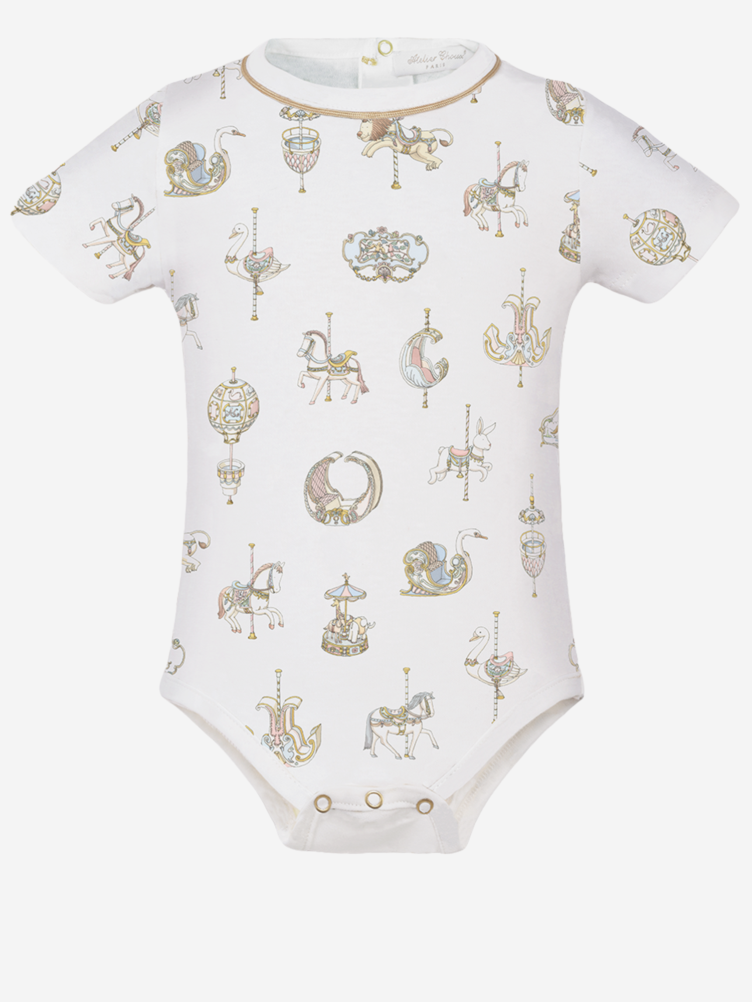 BODY ONESIE CAROUSEL COCJCAR MULTI ATELIER CHOUX KIDS 