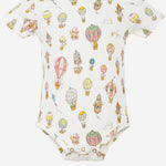 BODY ONESIE HOT AIR BALLOONS COCJHABA MULTI ATELIER CHOUX KIDS 
