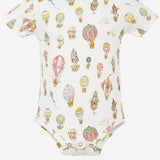 BODY ONESIE HOT AIR BALLOONS COCJHABA MULTI ATELIER CHOUX KIDS 