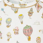 BODY ONESIE HOT AIR BALLOONS COCJHABA MULTI ATELIER CHOUX KIDS 