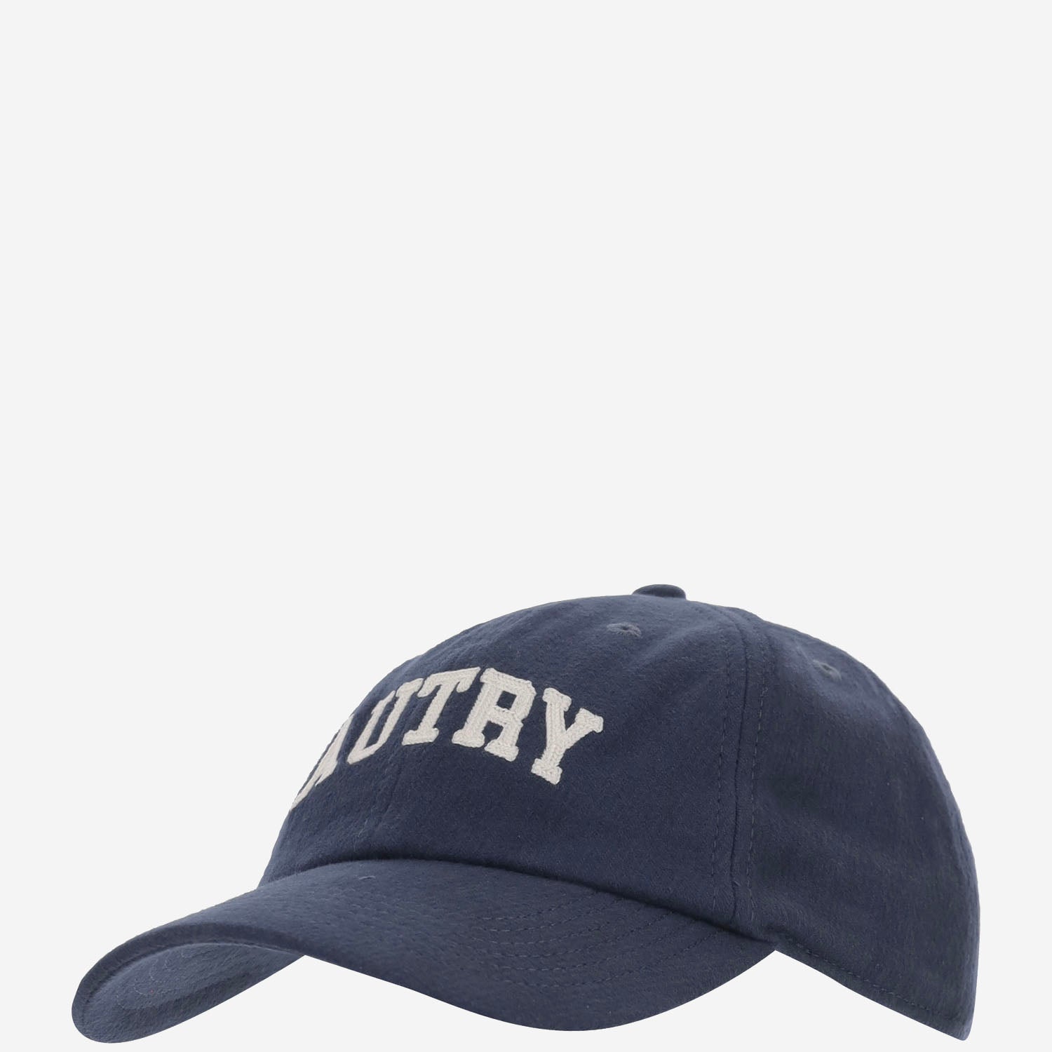 CAPPELLO DA BASEBALL IN VELLUTO DI COTONE A COSTE CON LOGO ACPU128B BASEBALLBLU AUTRY 