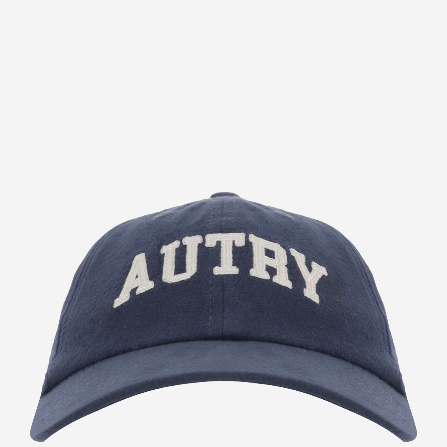 CAPPELLO DA BASEBALL IN VELLUTO DI COTONE A COSTE CON LOGO ACPU128B BASEBALLBLU AUTRY 