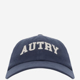 CAPPELLO DA BASEBALL IN VELLUTO DI COTONE A COSTE CON LOGO ACPU128B BASEBALLBLU AUTRY 