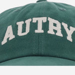 CAPPELLO DA BASEBALL IN VELLUTO DI COTONE A COSTE CON LOGO ACPU128R GREEN AUTRY 