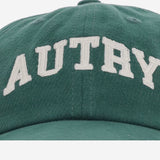 CAPPELLO DA BASEBALL IN VELLUTO DI COTONE A COSTE CON LOGO ACPU128R GREEN AUTRY 