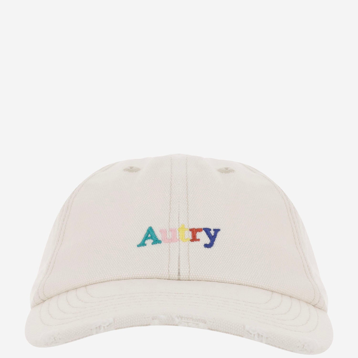 CAPPELLO DA BASEBALL IN COTONE CON LOGO ACPU131A ALABASTER AUTRY 