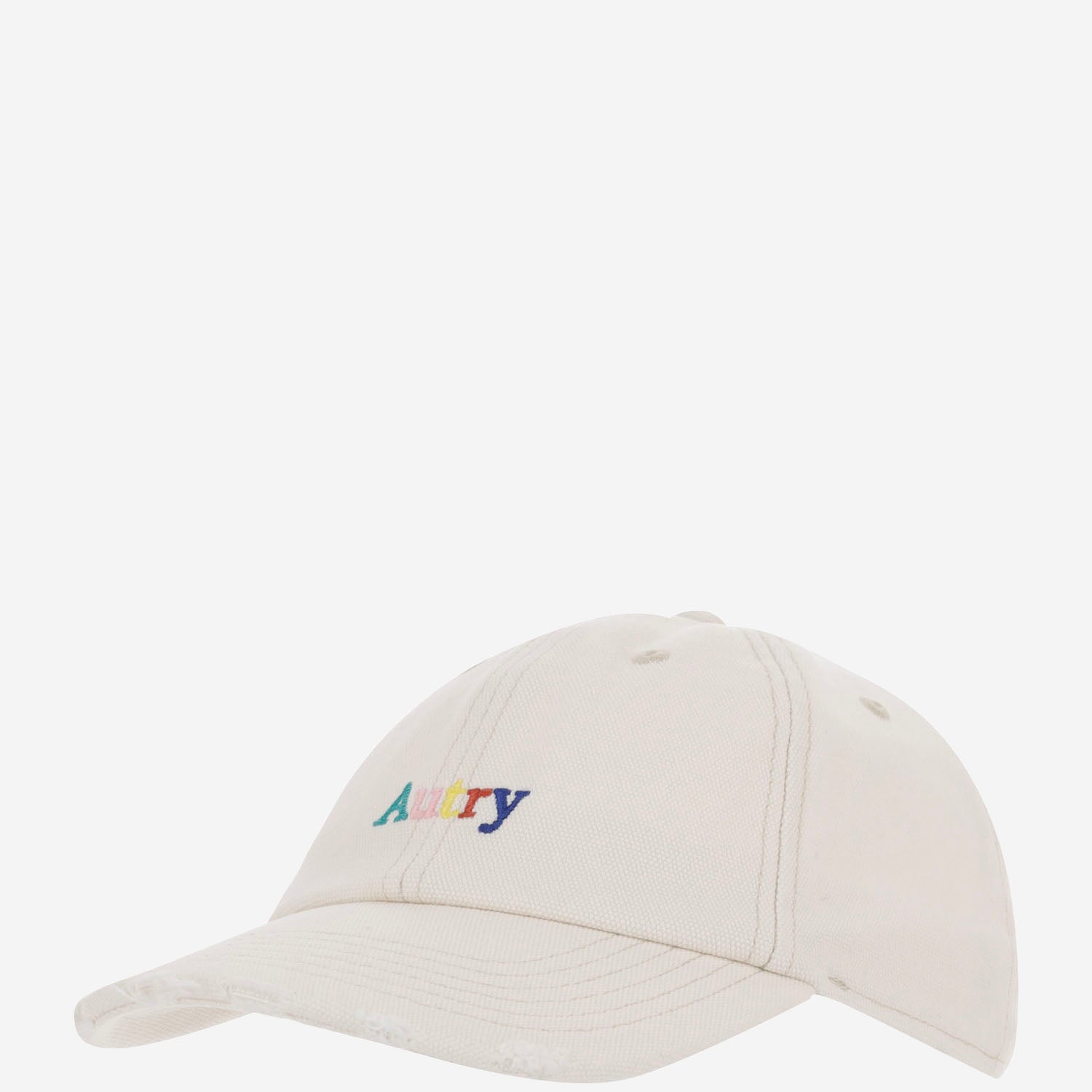 CAPPELLO DA BASEBALL IN COTONE CON LOGO ACPU131A ALABASTER AUTRY 
