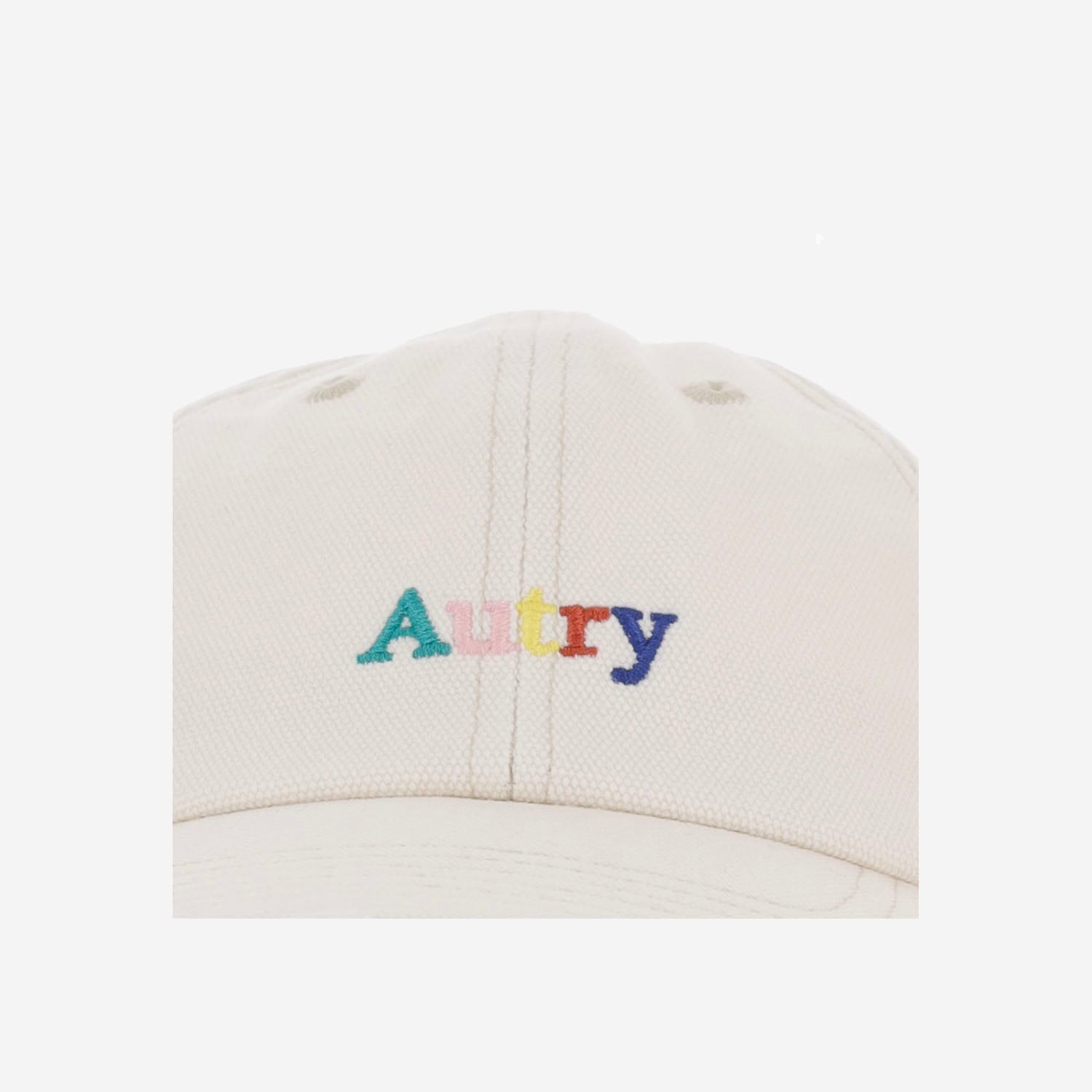 CAPPELLO DA BASEBALL IN COTONE CON LOGO ACPU131A ALABASTER AUTRY 