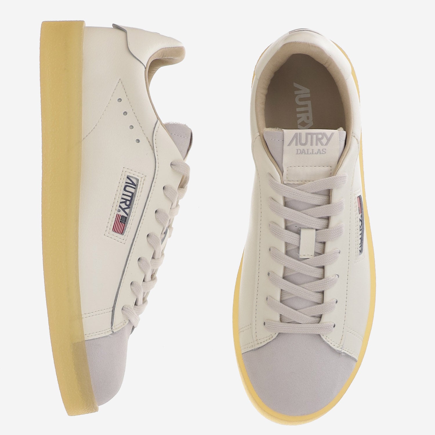 SNEAKERS DALLAS LOW IN PELLE ADLMFD01 LEASUECREPMRSH AUTRY 