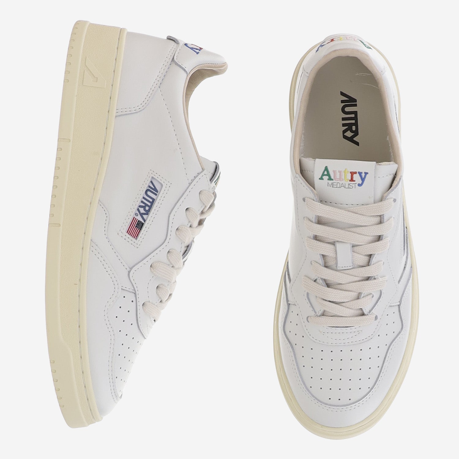 SNEAKERS MEDALIST LOW AULMBG01 LEALOGOWHT AUTRY 