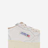 SNEAKERS MEDALIST LOW IN PELLE AULMBG02 LEALEALOGOWHTBLK AUTRY 