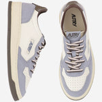SNEAKERS MEDALIST LOW IN PELLE AULMBW06 LEASUEBICWHTATLBLUE AUTRY 