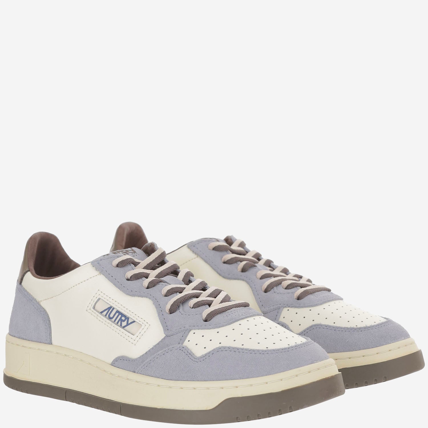 SNEAKERS MEDALIST LOW IN PELLE AULMBW06 LEASUEBICWHTATLBLUE AUTRY 
