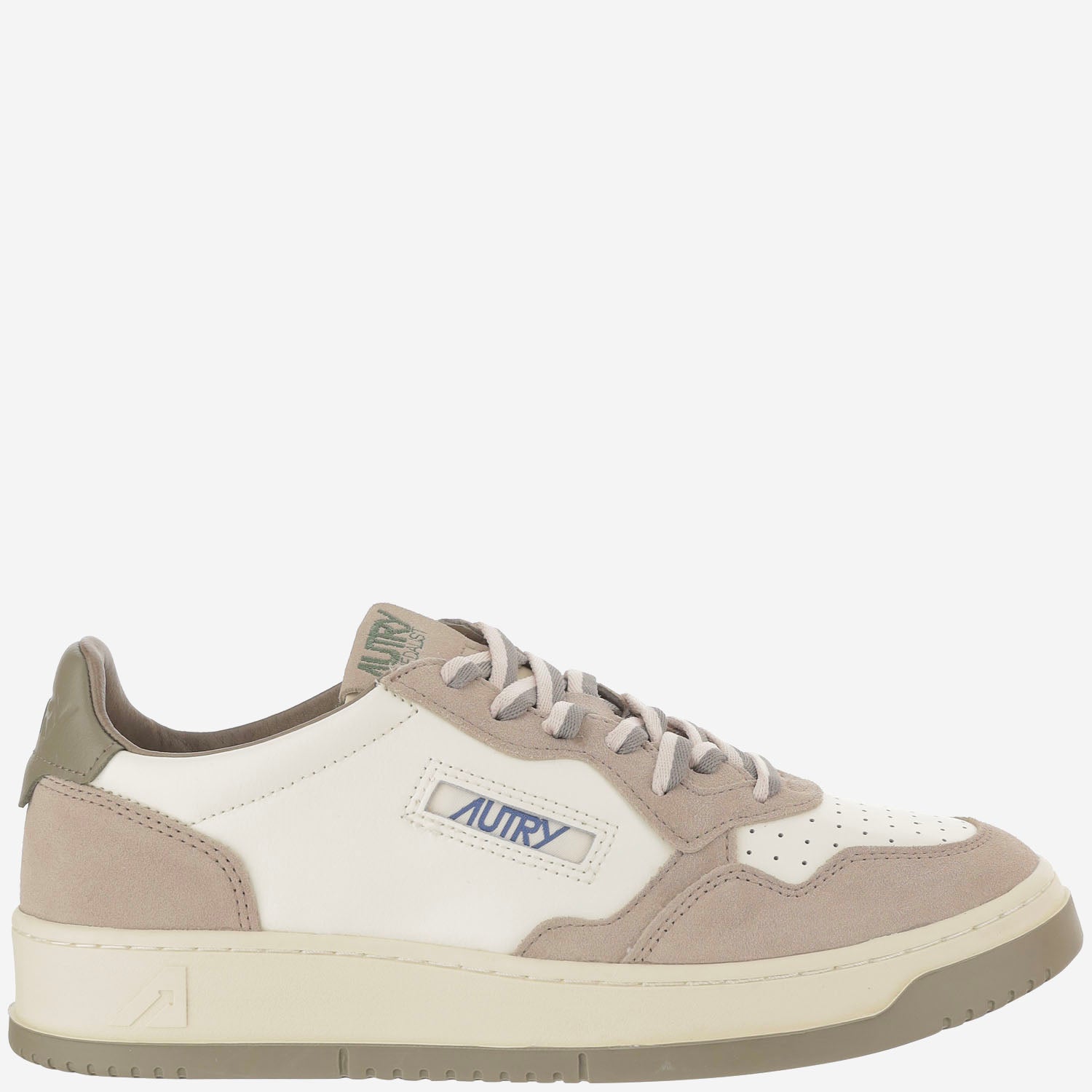 SNEAKERS MEDALIST LOW IN PELLE AULMBW07 LEASUEBICWHTLICORICE AUTRY 