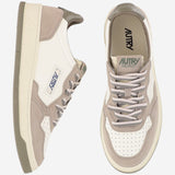 SNEAKERS MEDALIST LOW IN PELLE AULMBW07 LEASUEBICWHTLICORICE AUTRY 