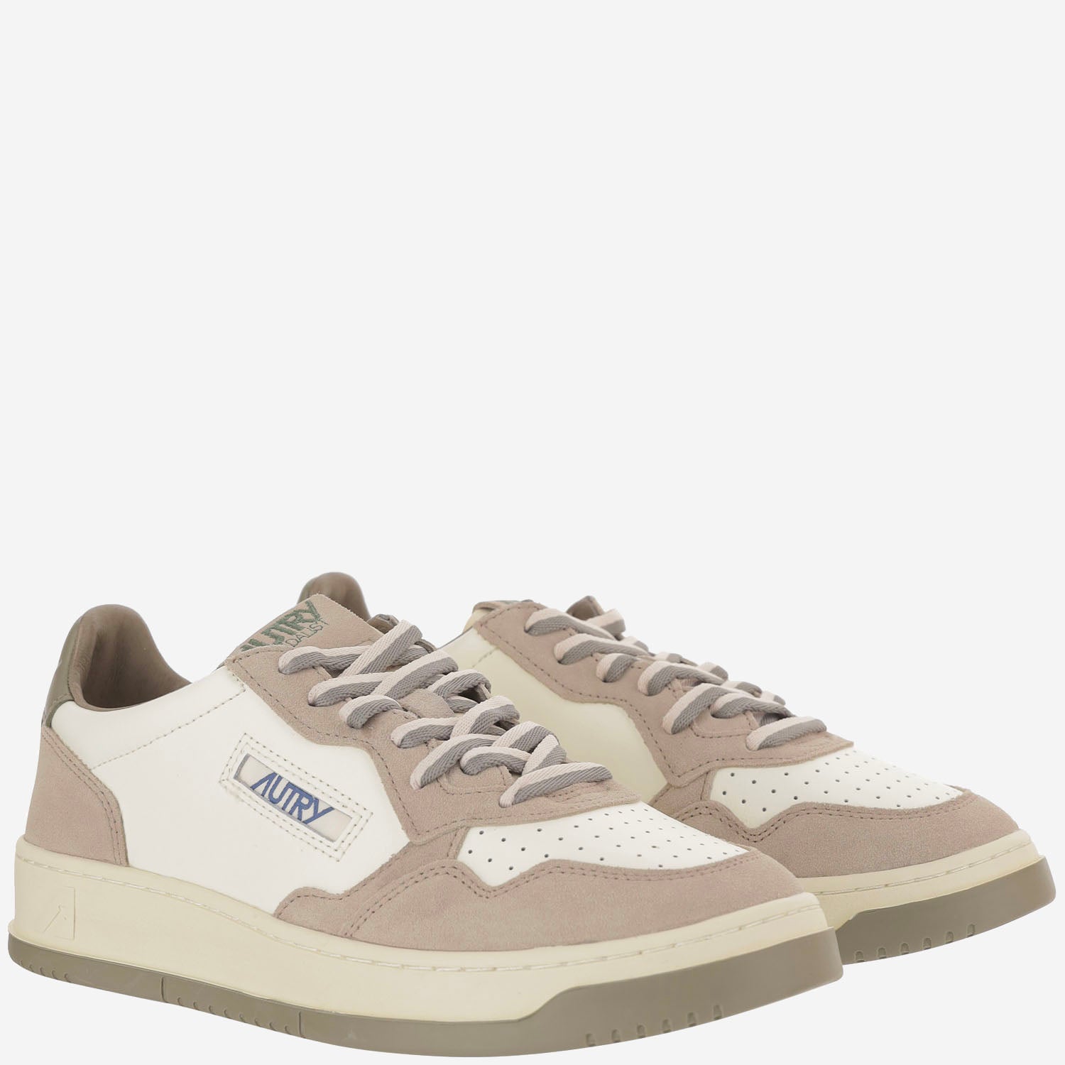 SNEAKERS MEDALIST LOW IN PELLE AULMBW07 LEASUEBICWHTLICORICE AUTRY 