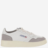 SNEAKERS MEDALIST LOW IN PELLE AULMFT15 SOFLEASUEWHTCEMENTO AUTRY 