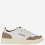 SNEAKERS MEDALIST LOW IN PELLE AULMFT17 SOFLEASUEWHTTABACCO AUTRY 