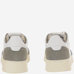 SNEAKERS MEDALIST LOW IN PELLE AULMFT21 SOFLEASUEWHTSMOKEDGRN AUTRY 