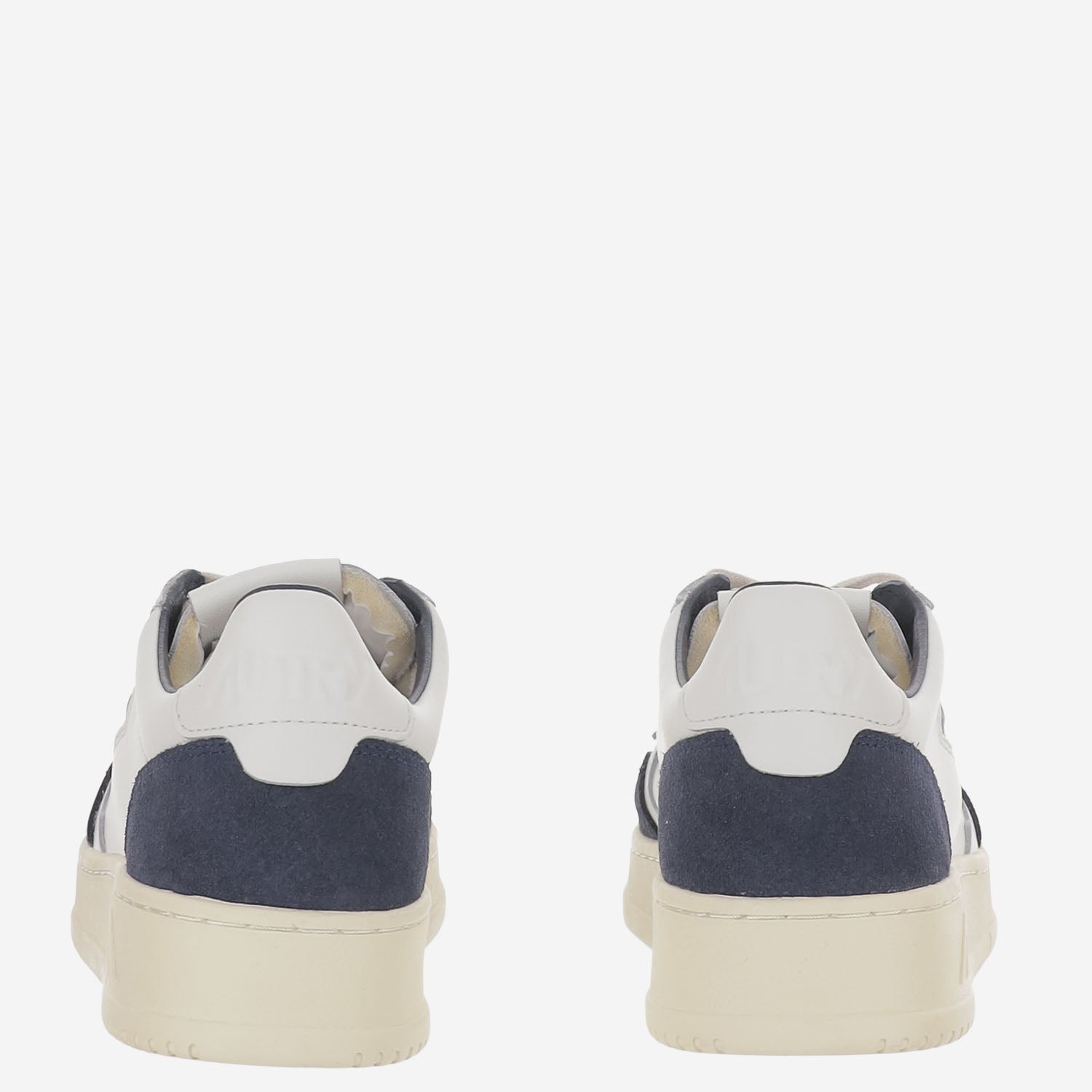 SNEAKERS MEDALIST LOW IN PELLE AULMFT22 SOFLEASUEWHTDENIM AUTRY 