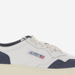 SNEAKERS MEDALIST LOW IN PELLE AULMFT22 SOFLEASUEWHTDENIM AUTRY 