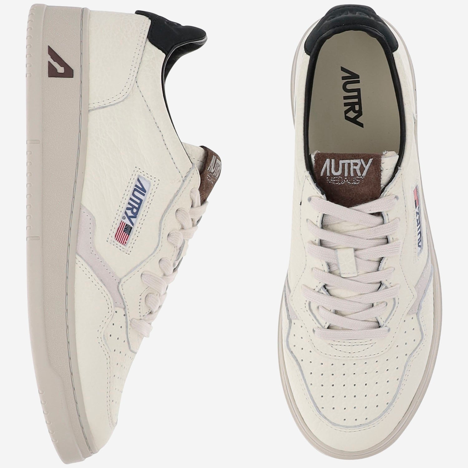 SNEAKERS LOW MEDALIST AULMLE15 LEATELEPBKPINECONE AUTRY 