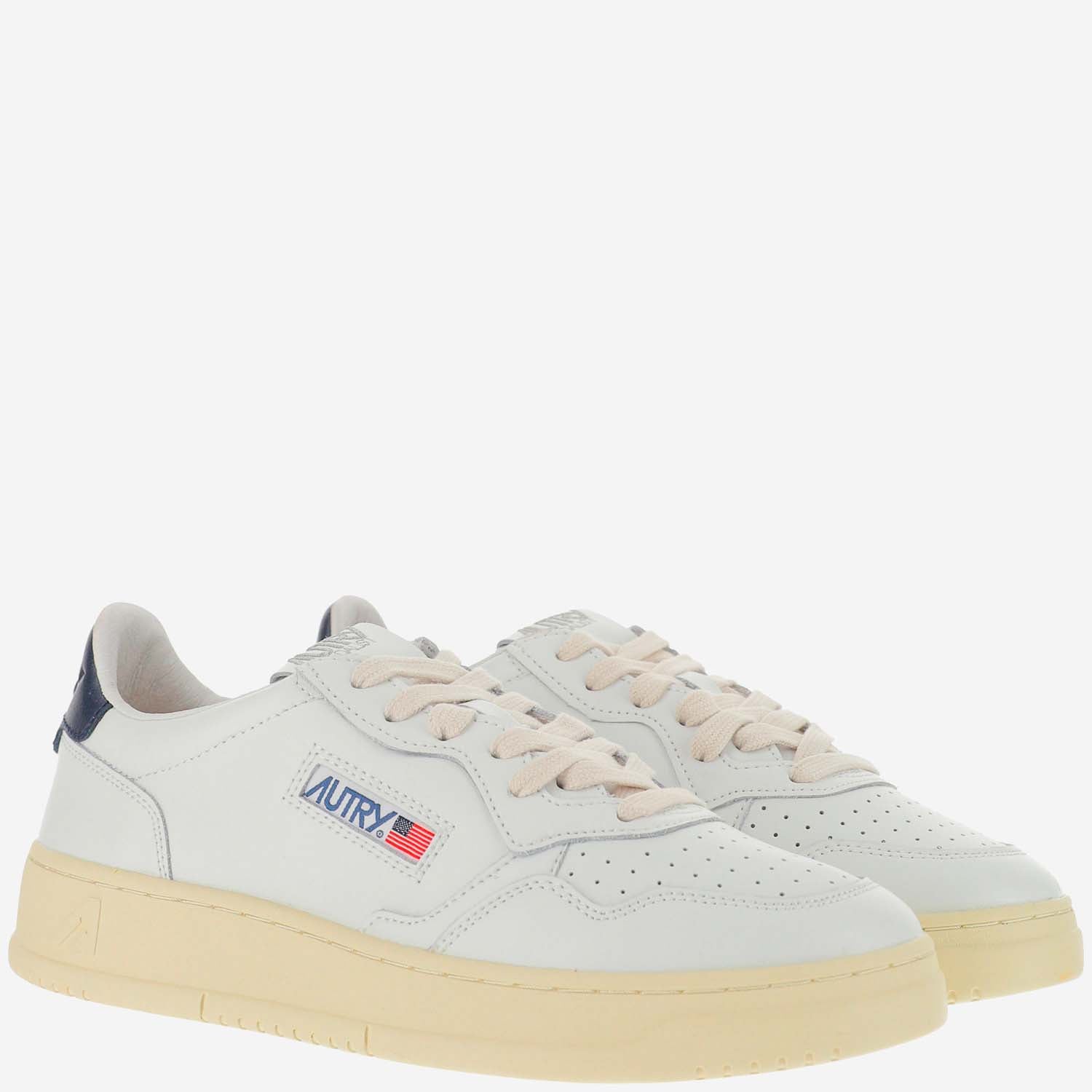 SNEAKERS LOW MEDALIST AULMLL12 LEATLEATWHTSPACE AUTRY 