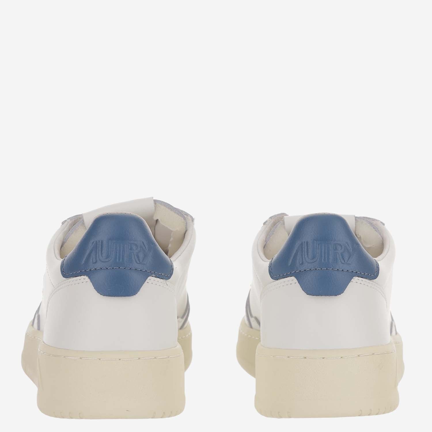 SNEAKERS MEDALIST LOW AULMLL29 LEATWHTMALBLUE AUTRY 