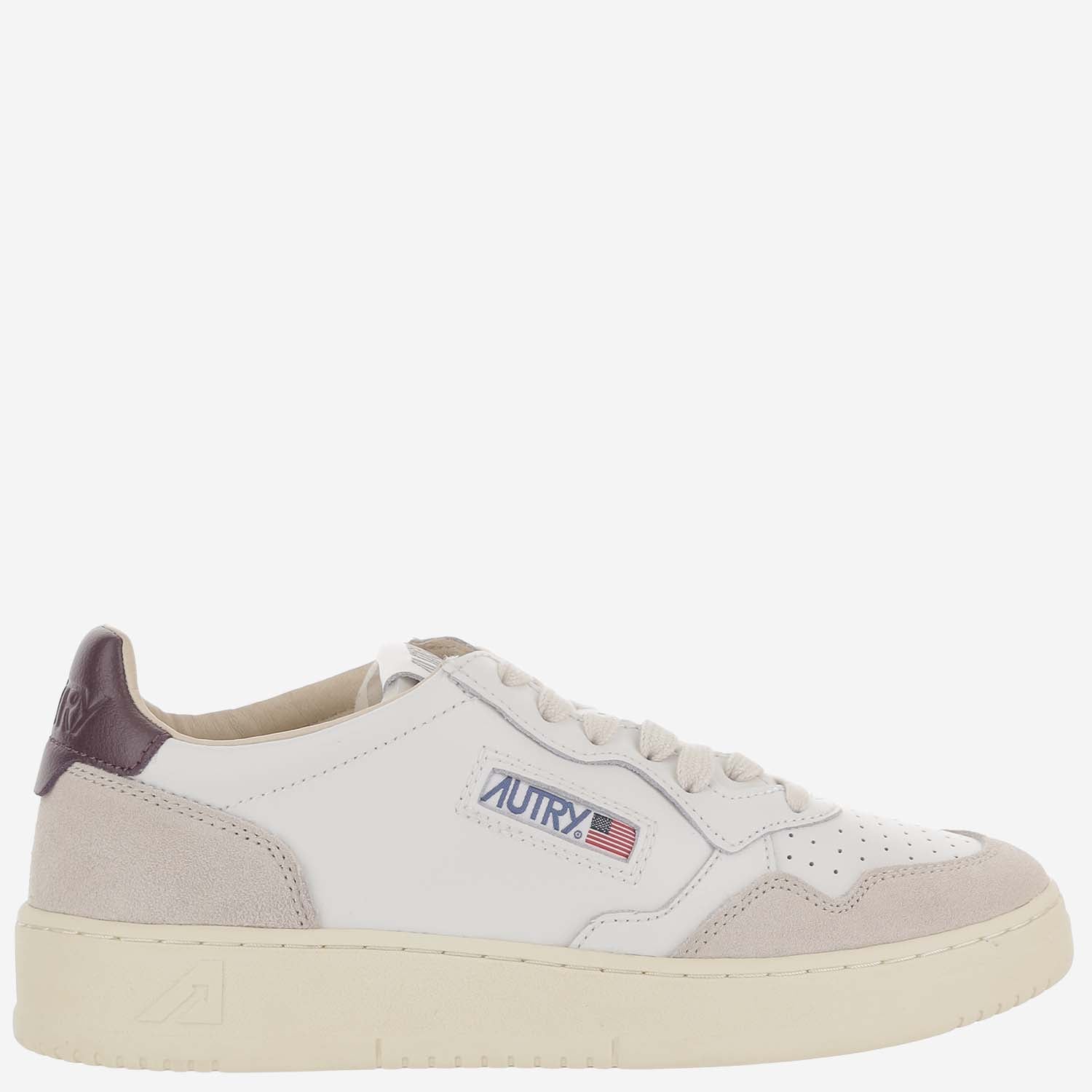 SNEAKERS MEDALIST LOW AULMLS18 LEATSUEDEWHTFIG AUTRY 