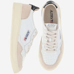 SNEAKERS LOW MEDALIST AULMLS21 LEATSUEDEWHTBLK AUTRY 