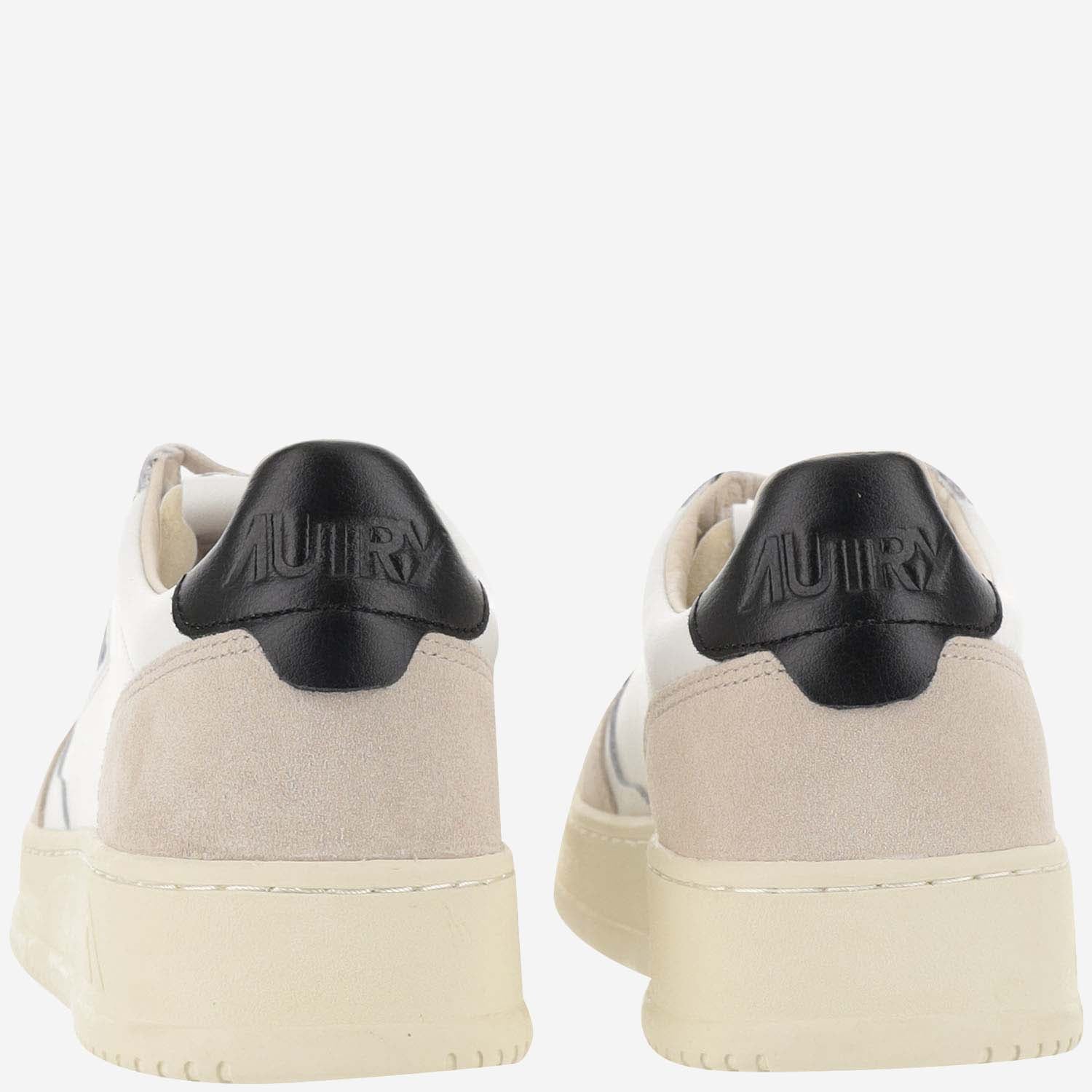 SNEAKERS LOW MEDALIST AULMLS21 LEATSUEDEWHTBLK AUTRY 