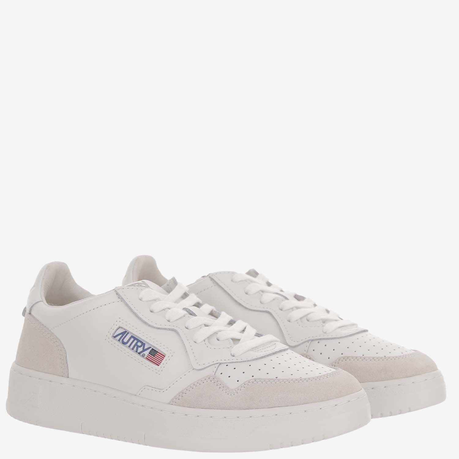SNEAKERS MEDALIST LOW AULMLS30 LEATSUEDETOTALWHT AUTRY 