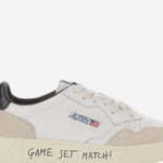 SNEAKERS MEDALIST LOW IN PELLE AULMMA04 MATCHSUEDEWHTBLACK AUTRY 