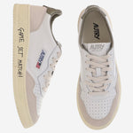SNEAKERS MEDALIST LOW IN PELLE AULMMA11 MATCHSUEDEWHTCOVGRN AUTRY 