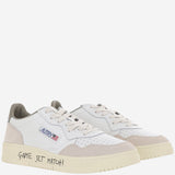 SNEAKERS MEDALIST LOW IN PELLE AULMMA11 MATCHSUEDEWHTCOVGRN AUTRY 