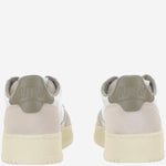 SNEAKERS MEDALIST LOW IN PELLE AULMMA11 MATCHSUEDEWHTCOVGRN AUTRY 