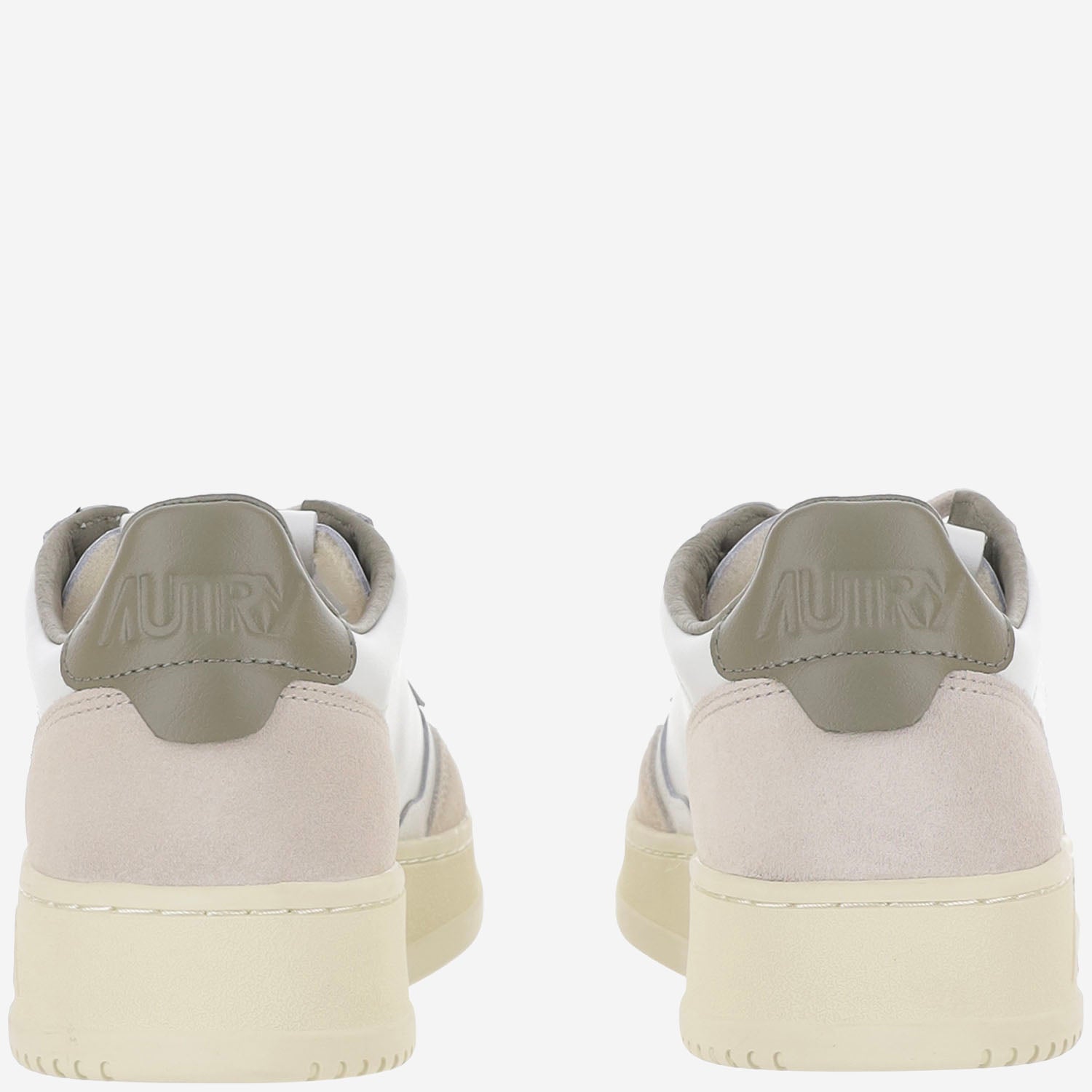 SNEAKERS MEDALIST LOW IN PELLE AULMMA11 MATCHSUEDEWHTCOVGRN AUTRY 
